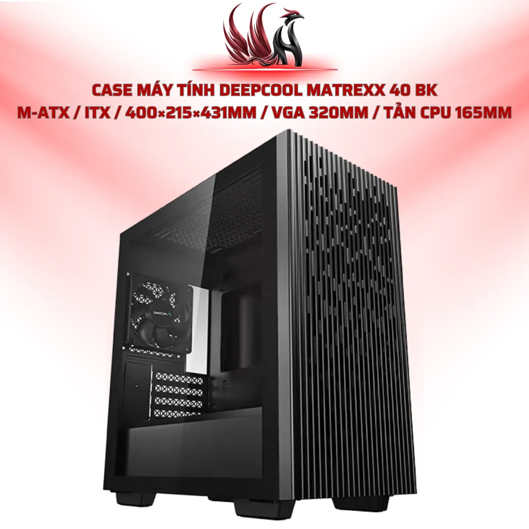 Case DeepCool MATREXX 40 m-ATX Black | HOCO STORE