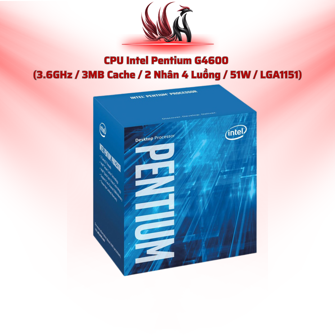 CPU Intel Pentium G4600 2C/4T 3.6GHz Cache 3MB LGA1151 | HOCO STORE PC