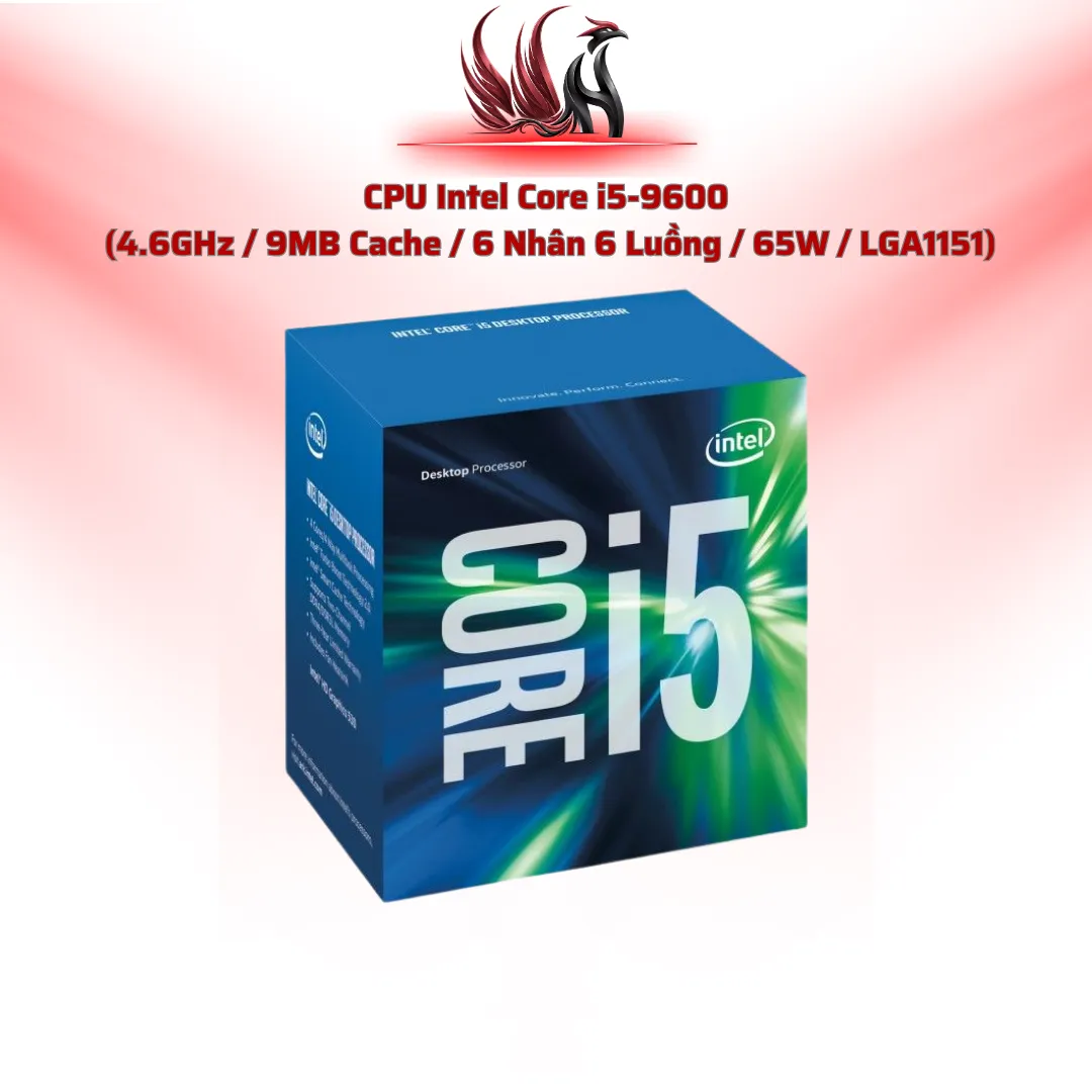 CPU Intel Core i5-9600 6C/6T 4.6GHz Cache 9MB LGA1151 | HOCO STORE PC