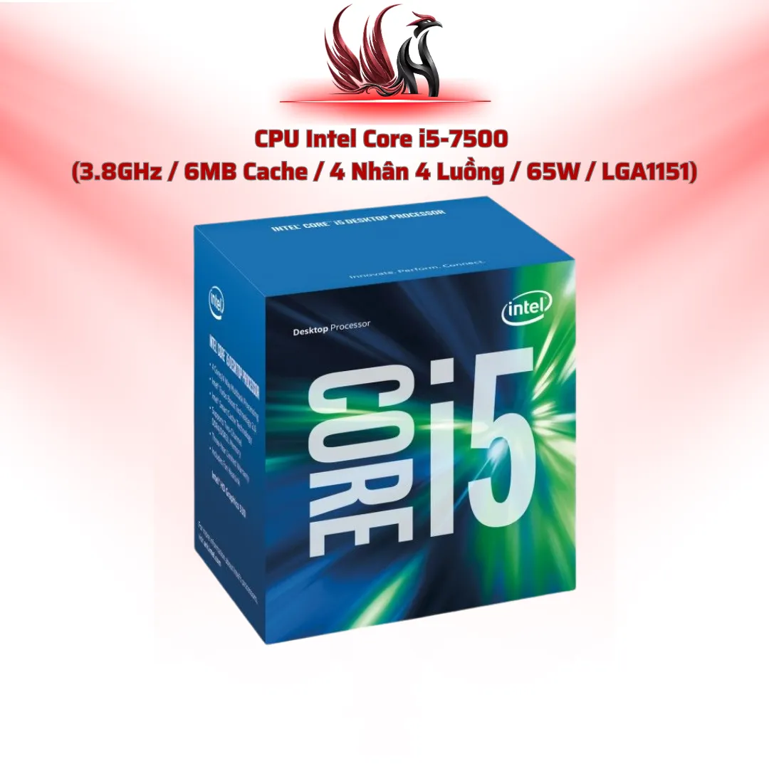 CPU Intel Core i5-7500 4C/4T 3.8GHz Cache 6MB LGA1151 | HOCO STORE PC 