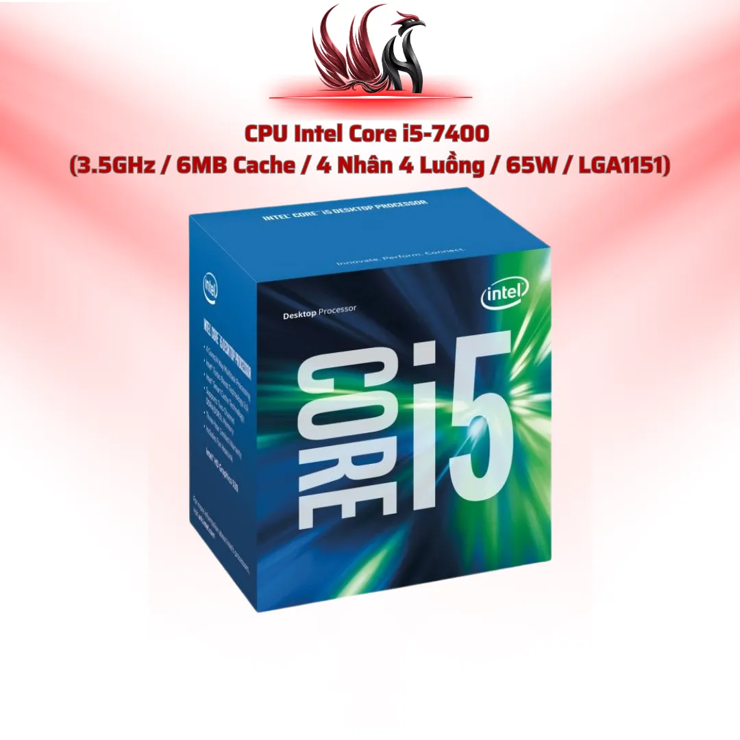 CPU Intel Core i5-7400 4C/4T 3.5GHz Cache 6MB LGA1151 | HOCO STORE PC