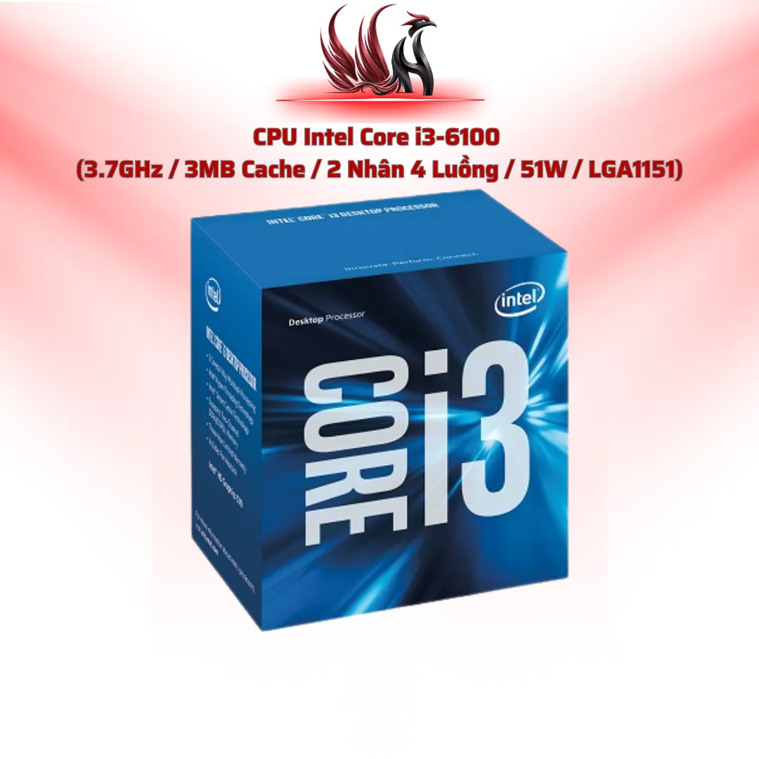 CPU Intel Core i3-6100 2C/4T 3.7GHz Cache 3MB LGA1151 | HOCO STORE PC