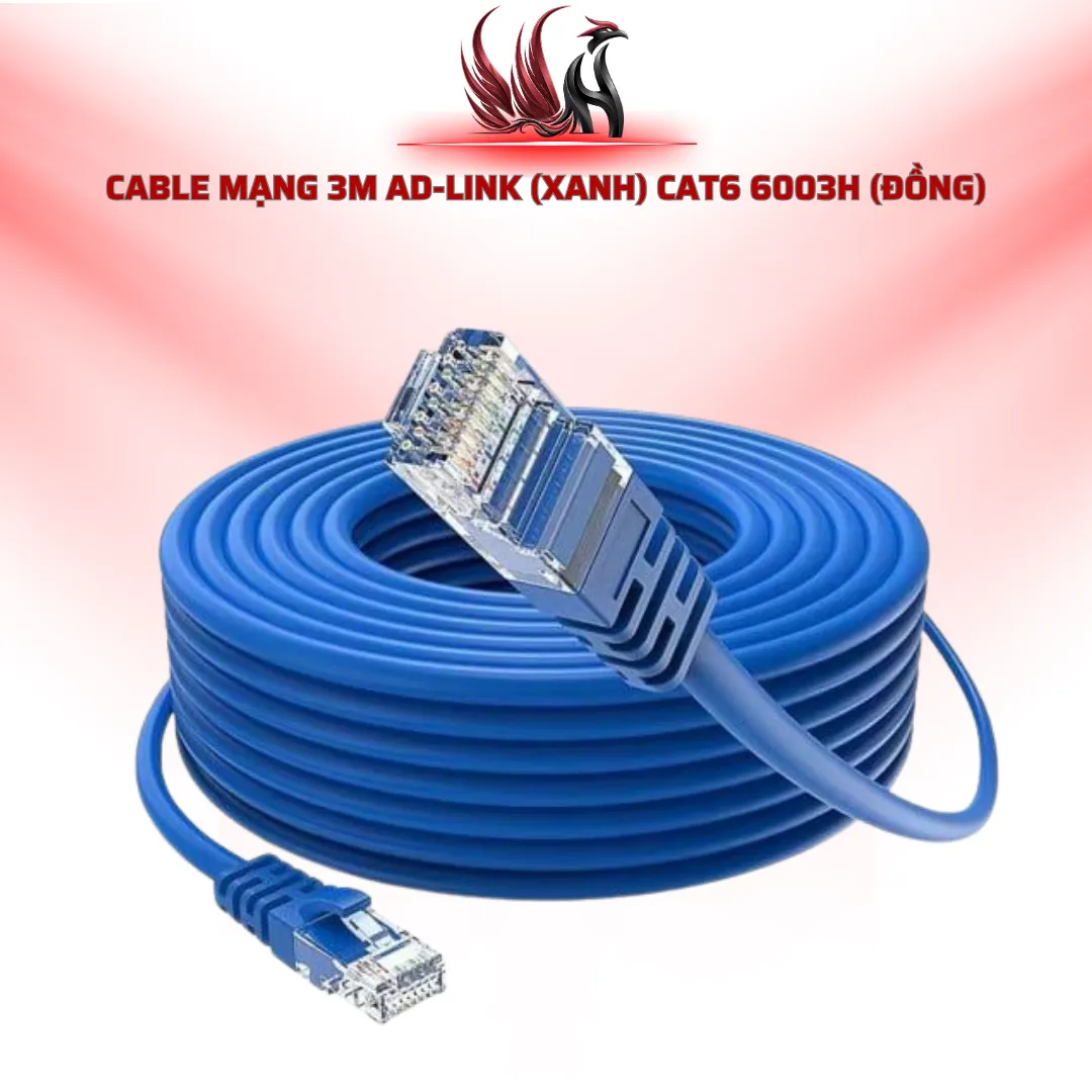 Cáp Mạng AD-LINK CAT6 3M 6003H Đồng Nguyên Chất RJ45 | HOCO STORE