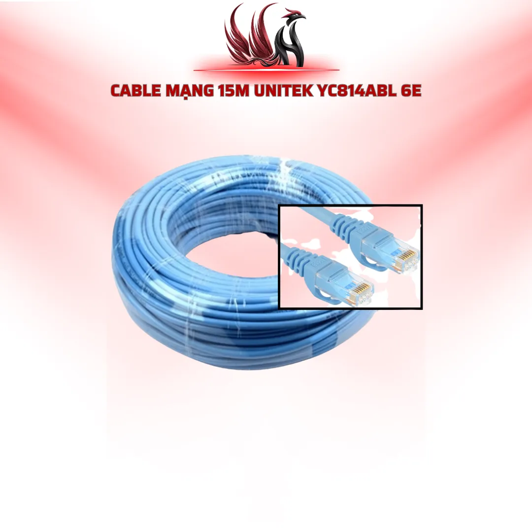 Cáp Mạng UNITEK CAT6 3M YC814ABL RJ45 | HOCO STORE