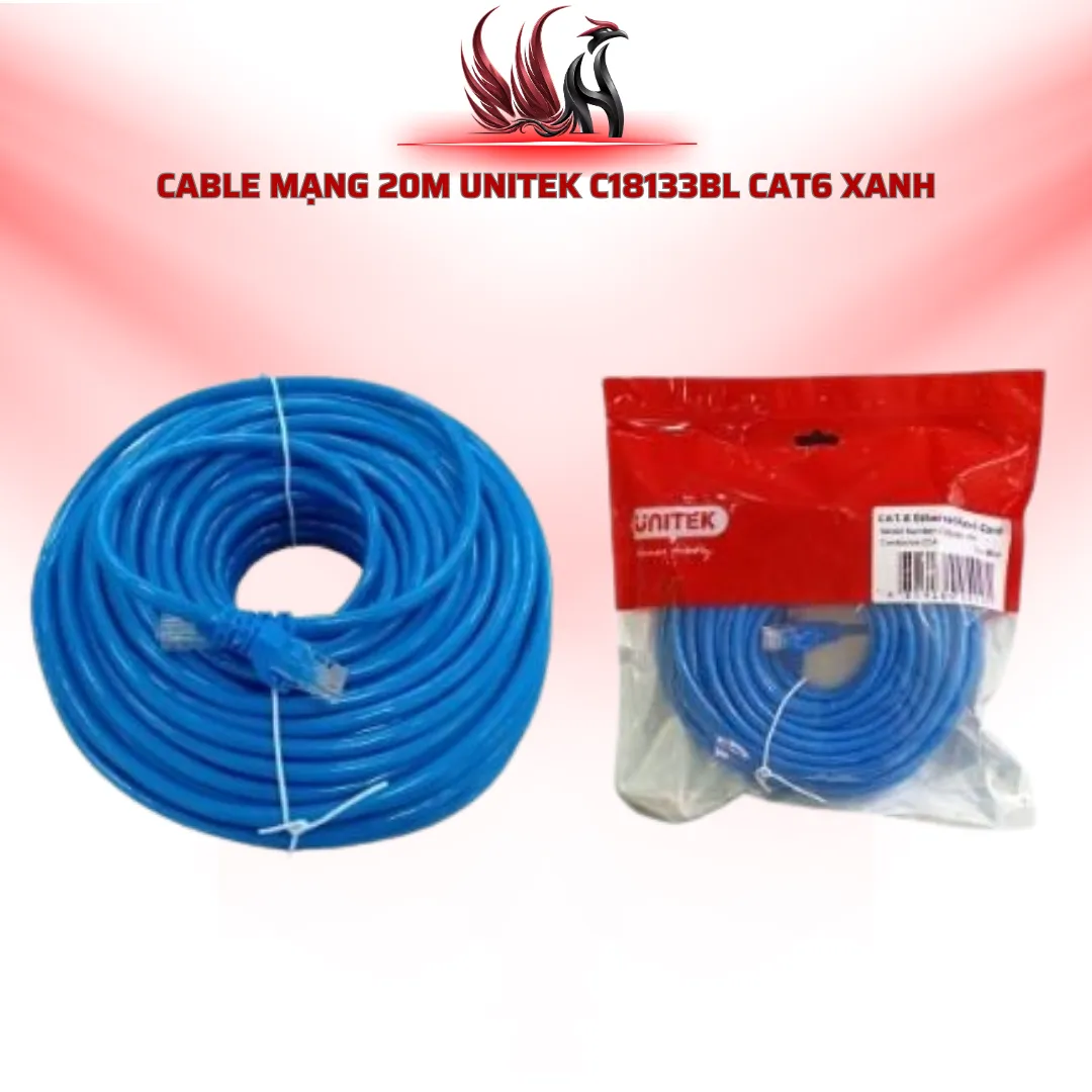 Cáp Mạng UNITEK CAT6 15M YC814ABL RJ45 | HOCO STORE