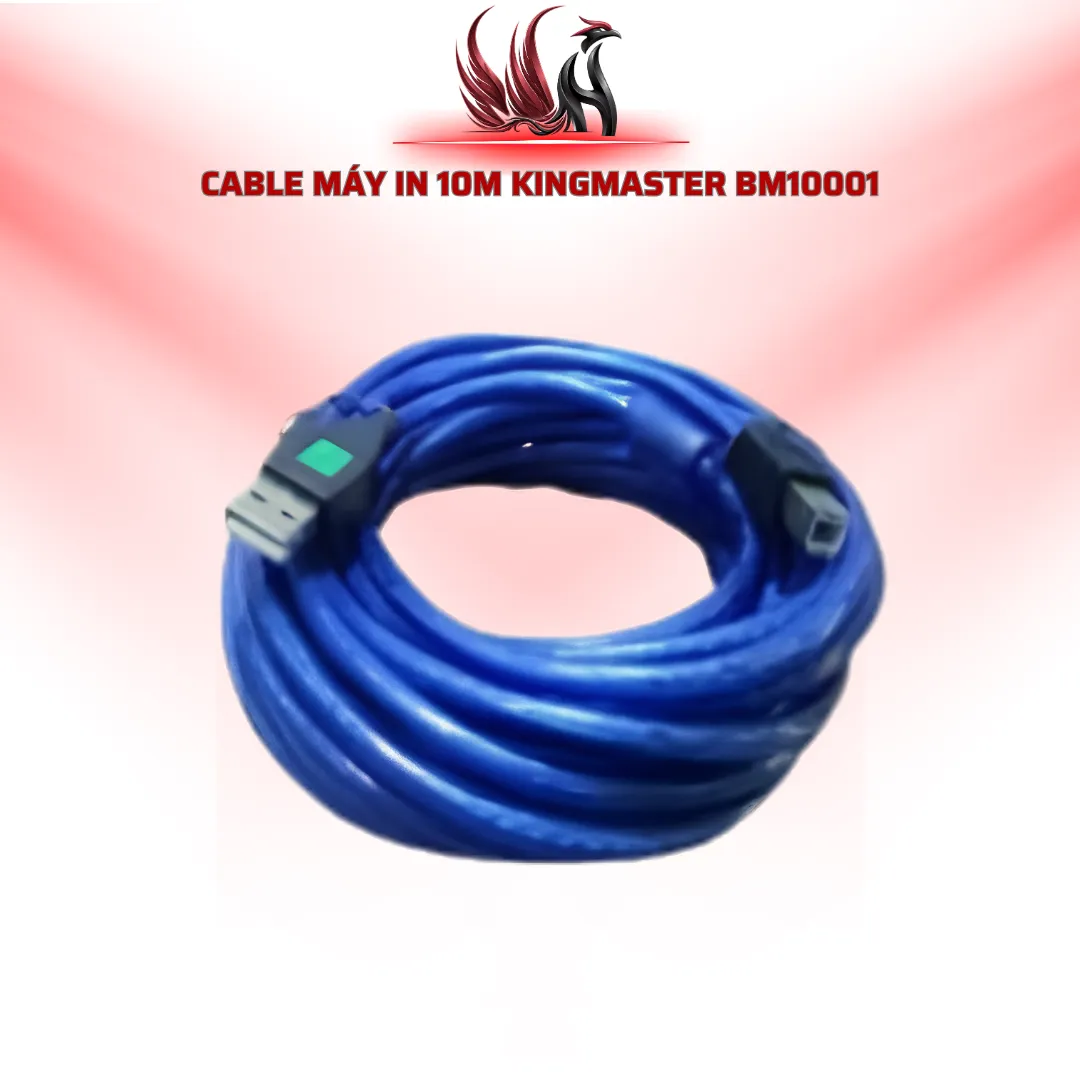 Cáp Máy In Kingmaster BM10001 USB 10M | HOCO STORE