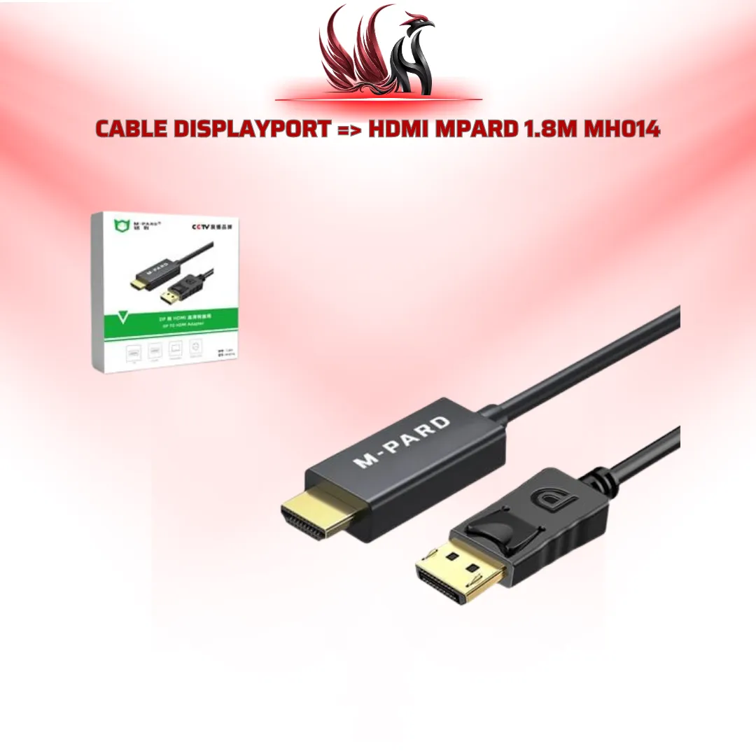 Cáp DisplayPort to HDMI MPARD MD005 0.2M | HOCO STORE