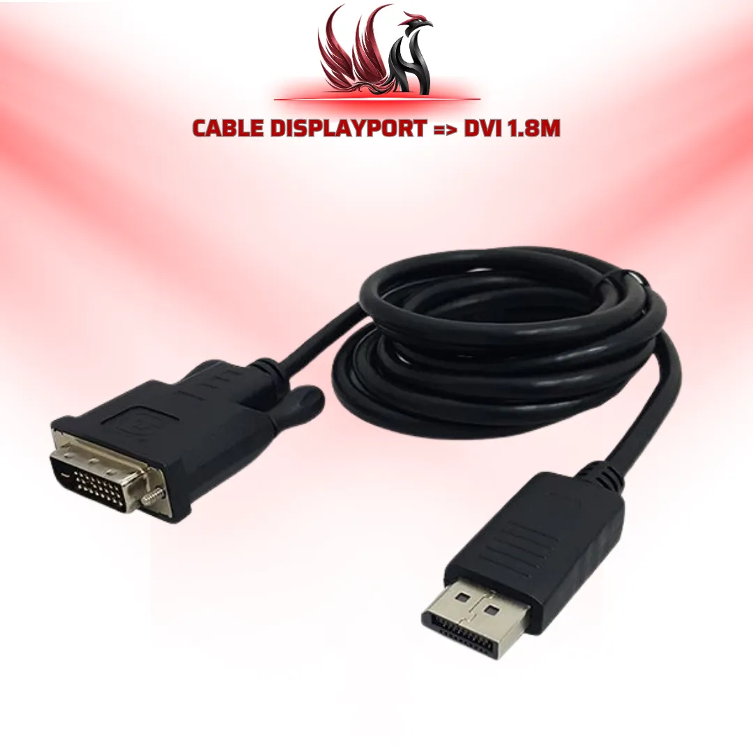 Cáp DisplayPort to DVI 1.8M | HOCO STORE