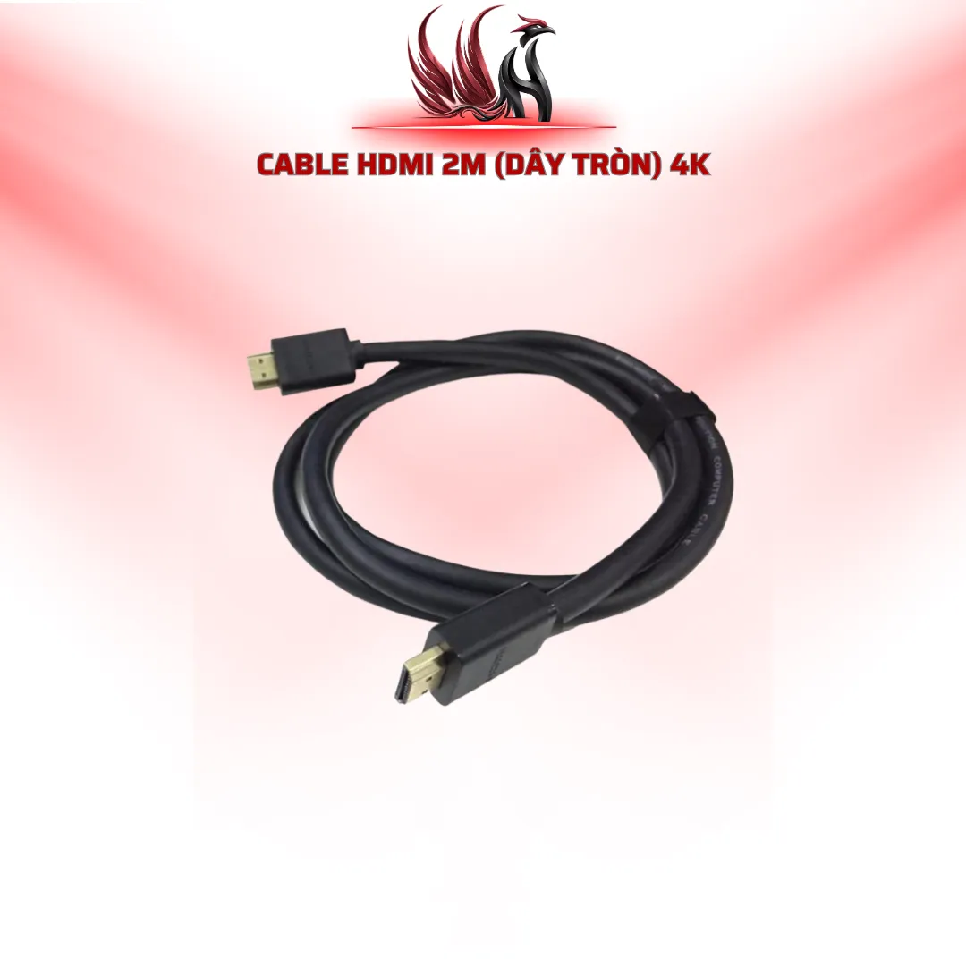 Cáp HDMI 2M Dây Tròn 4K | HOCO STORE