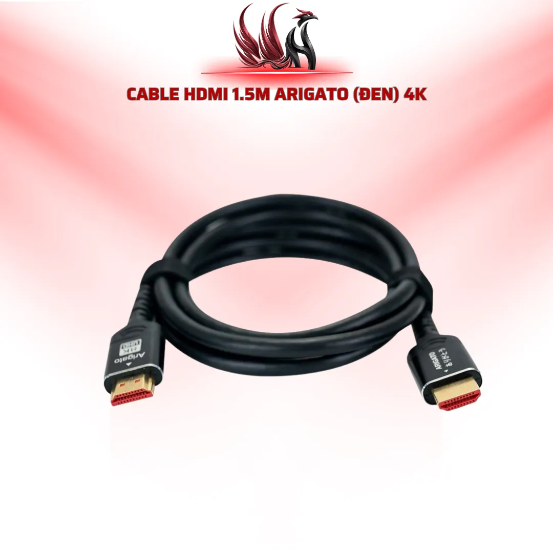 Cáp HDMI Arigato 1.5M Đen 4K | HDMI 4K Ultra HD | HOCO STORE