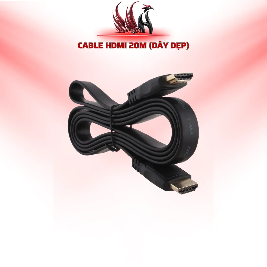 Cáp HDMI 20M Dây Dẹt | HOCO STORE