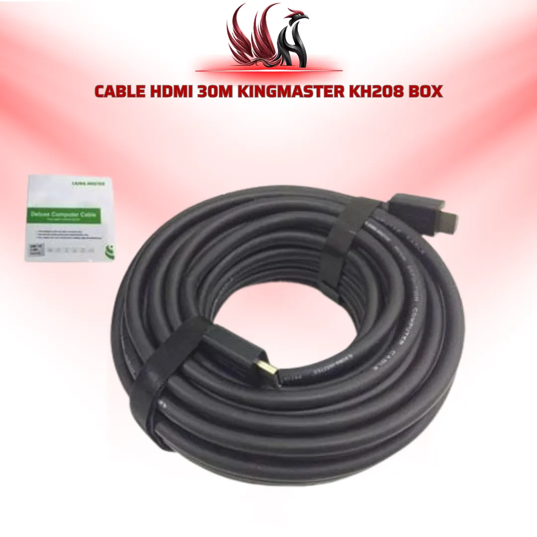 Cáp HDMI KINGMASTER KH208 BOX 30M 2.0 Hỗ Trợ 4K@60Hz | HOCO STORE