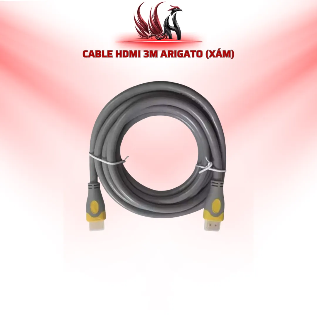 Cáp HDMI Arigato 3M Màu Xám Hỗ Trợ 4K | HOCO STORE
