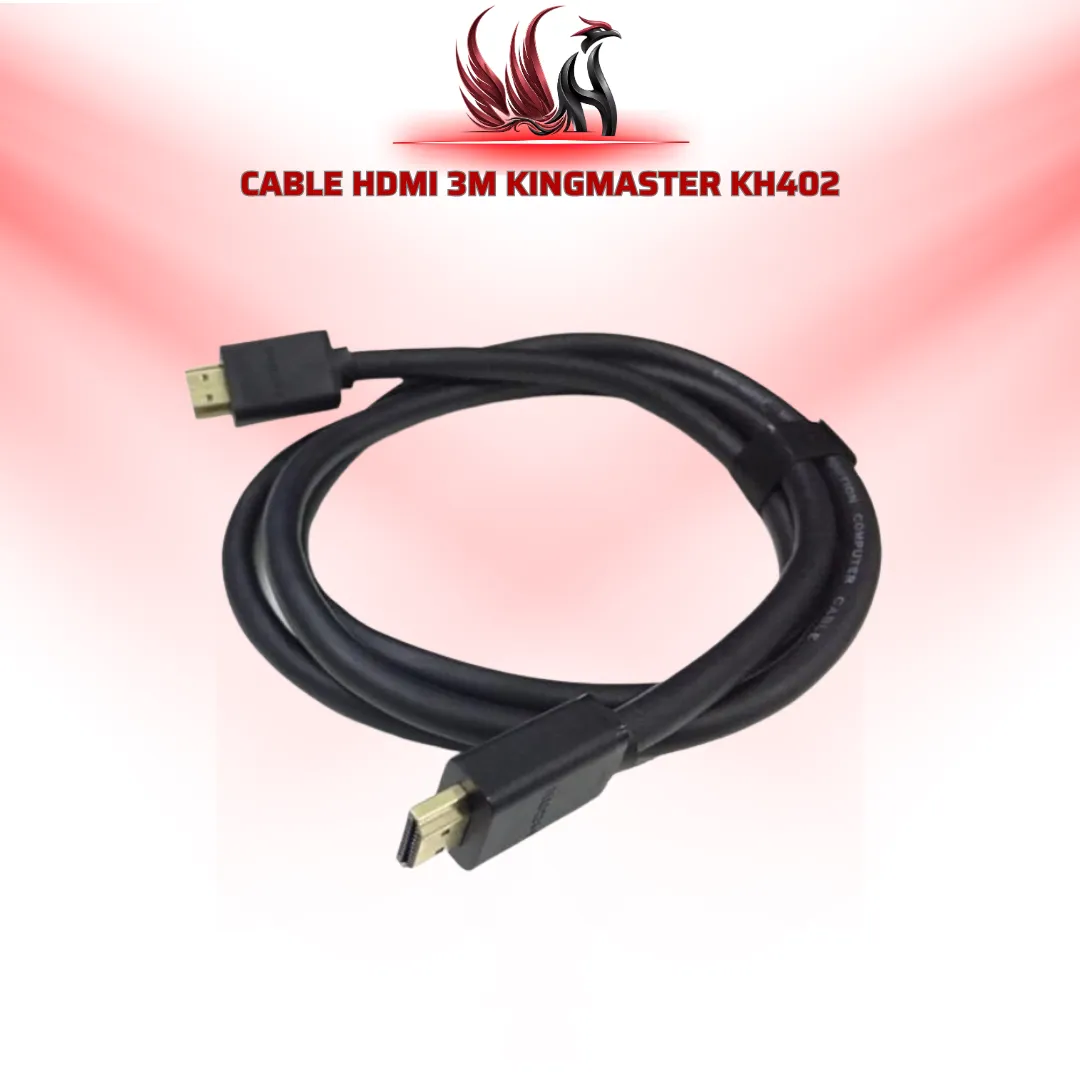 Cáp HDMI KINGMASTER KH402 3M Chuẩn HDMI 1.4 Hỗ Trợ 4K | HOCO STORE