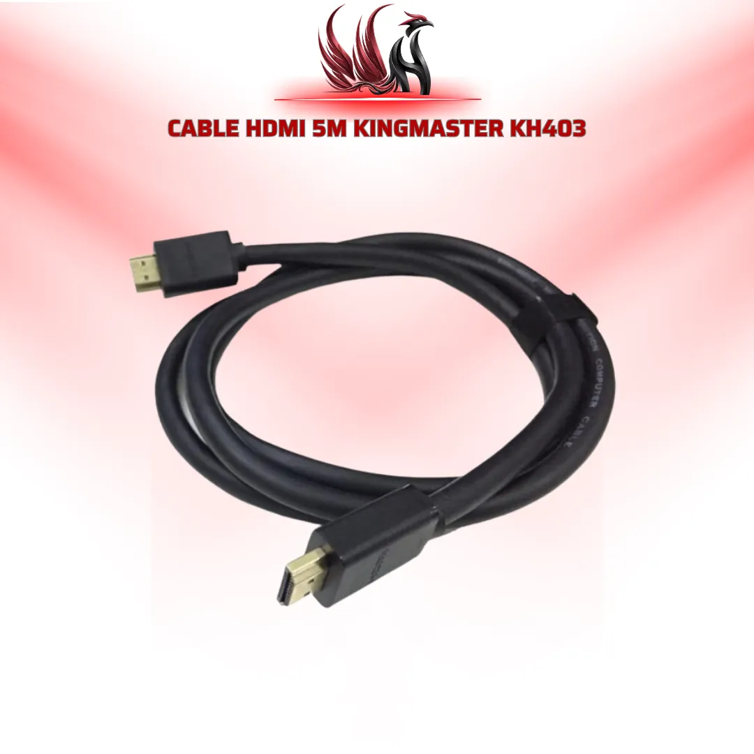 Cáp HDMI KINGMASTER KH403 5M Chuẩn HDMI 1.4 Hỗ Trợ 4K | HOCO STORE