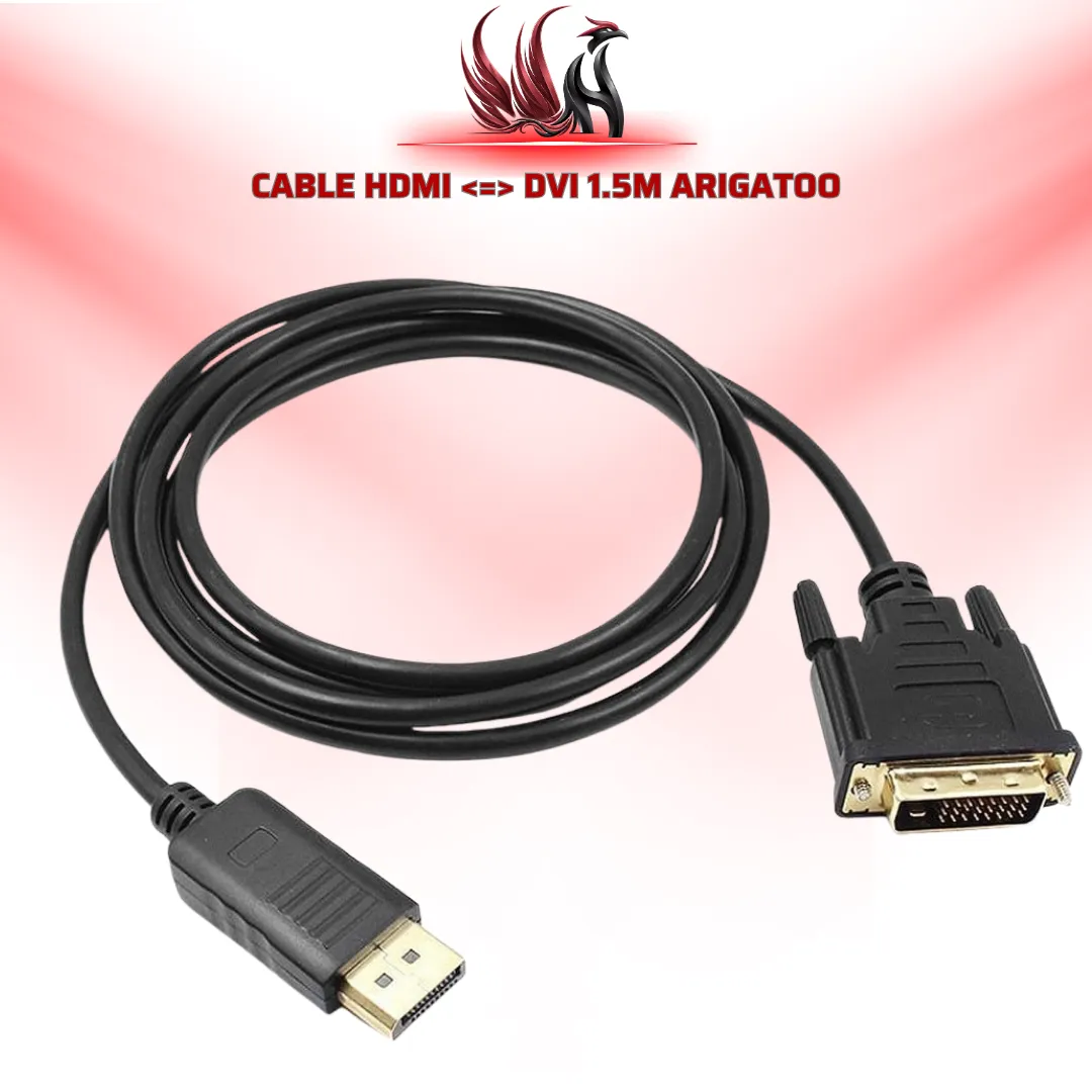 Cáp HDMI to DVI Arigato 1.5M | HOCO STORE