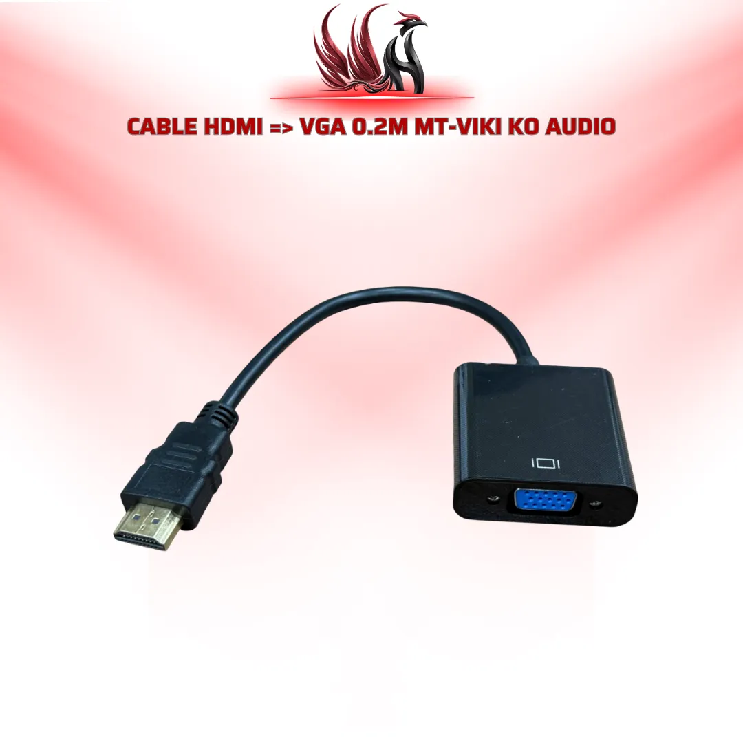 Cáp HDMI to VGA MT-VIKI 0.2M | HOCO STORE