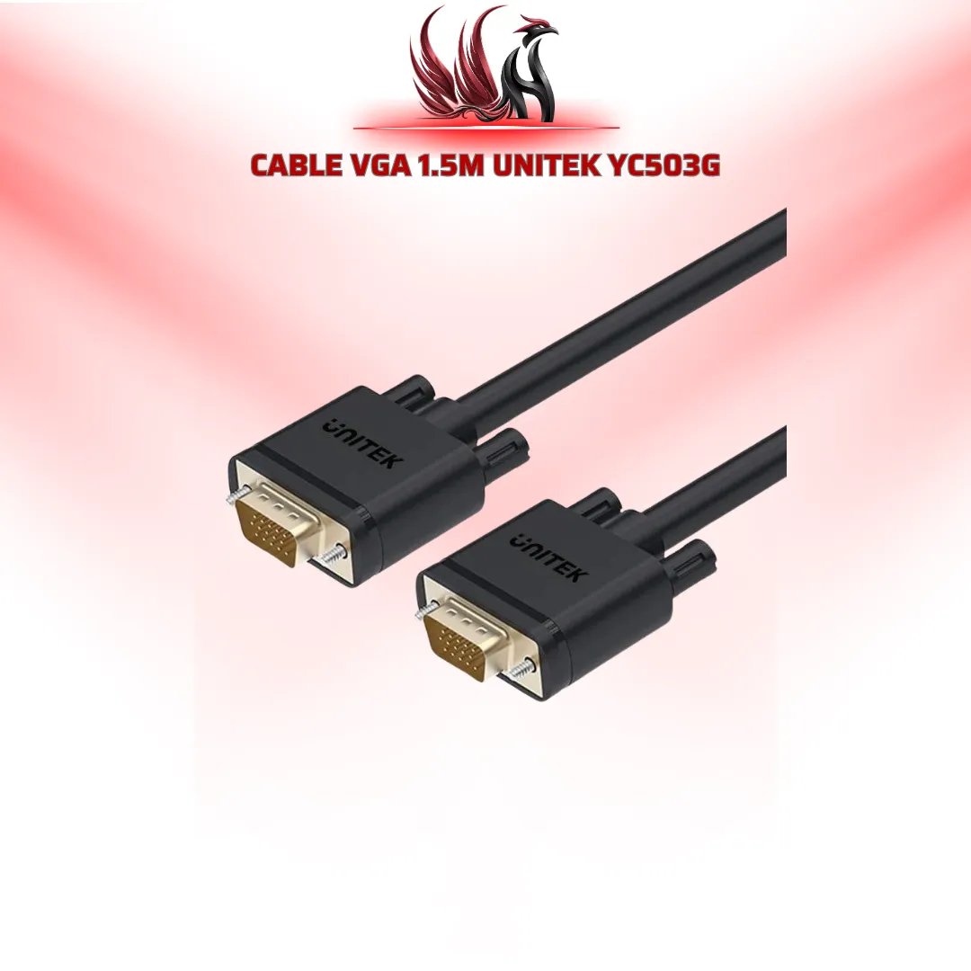 Cáp VGA UNITEK YC503G 1.5M | HOCO STORE