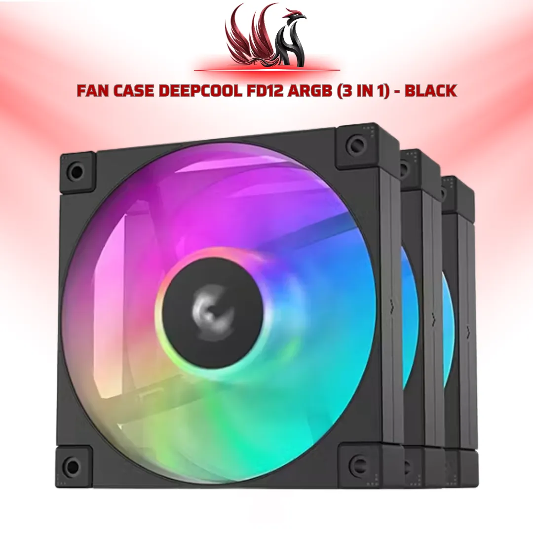 Fan Case DeepCool FD12 ARGB 3 in 1 Black | HOCO STORE