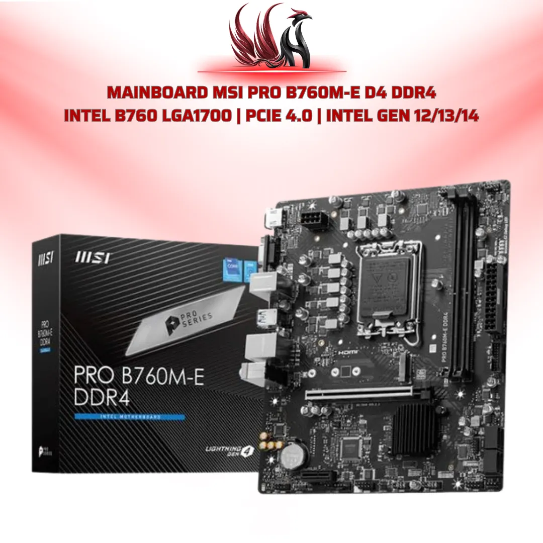 Mainboard MSI PRO B760M-E D4 DDR4 | HOCO STORE