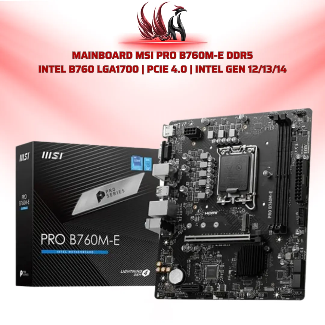Mainboard MSI PRO B760M-E DDR5 | HOCO STORE