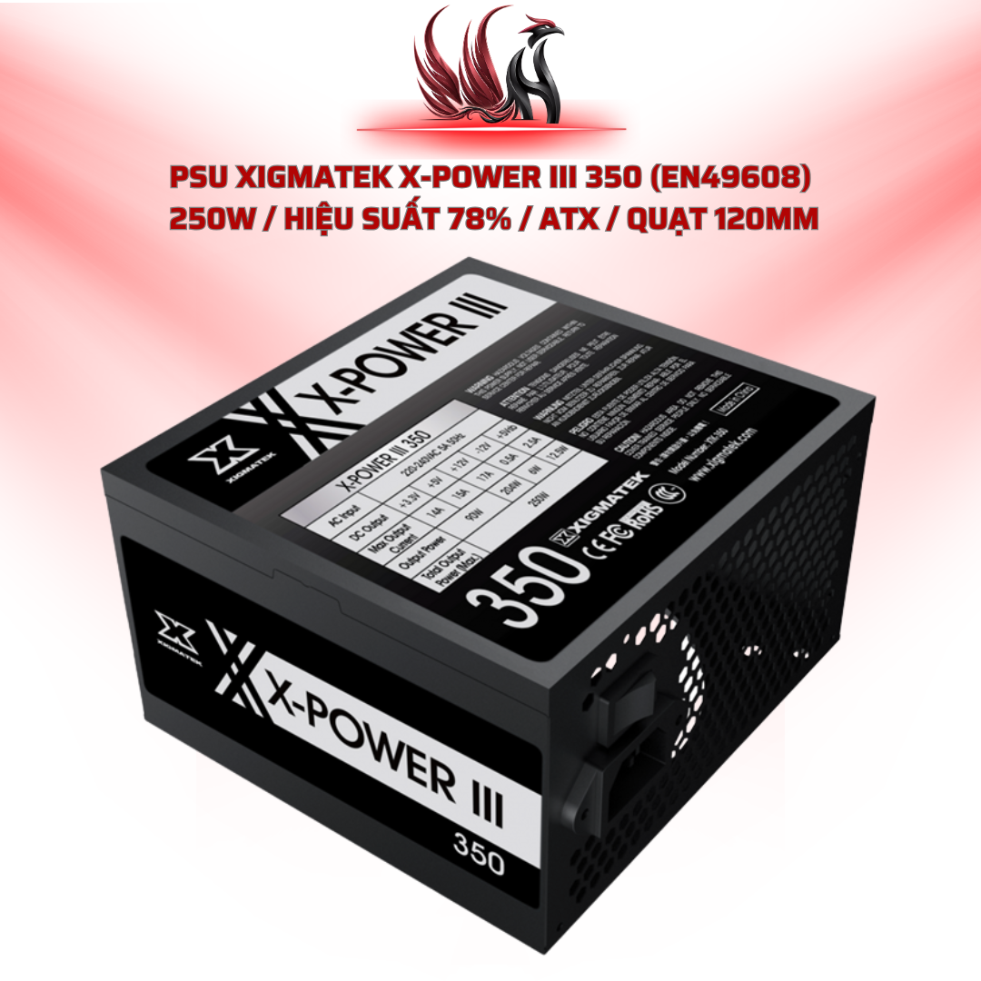 Nguồn Xigmatek X-Power III X-350 250W | HOCO STORE PC