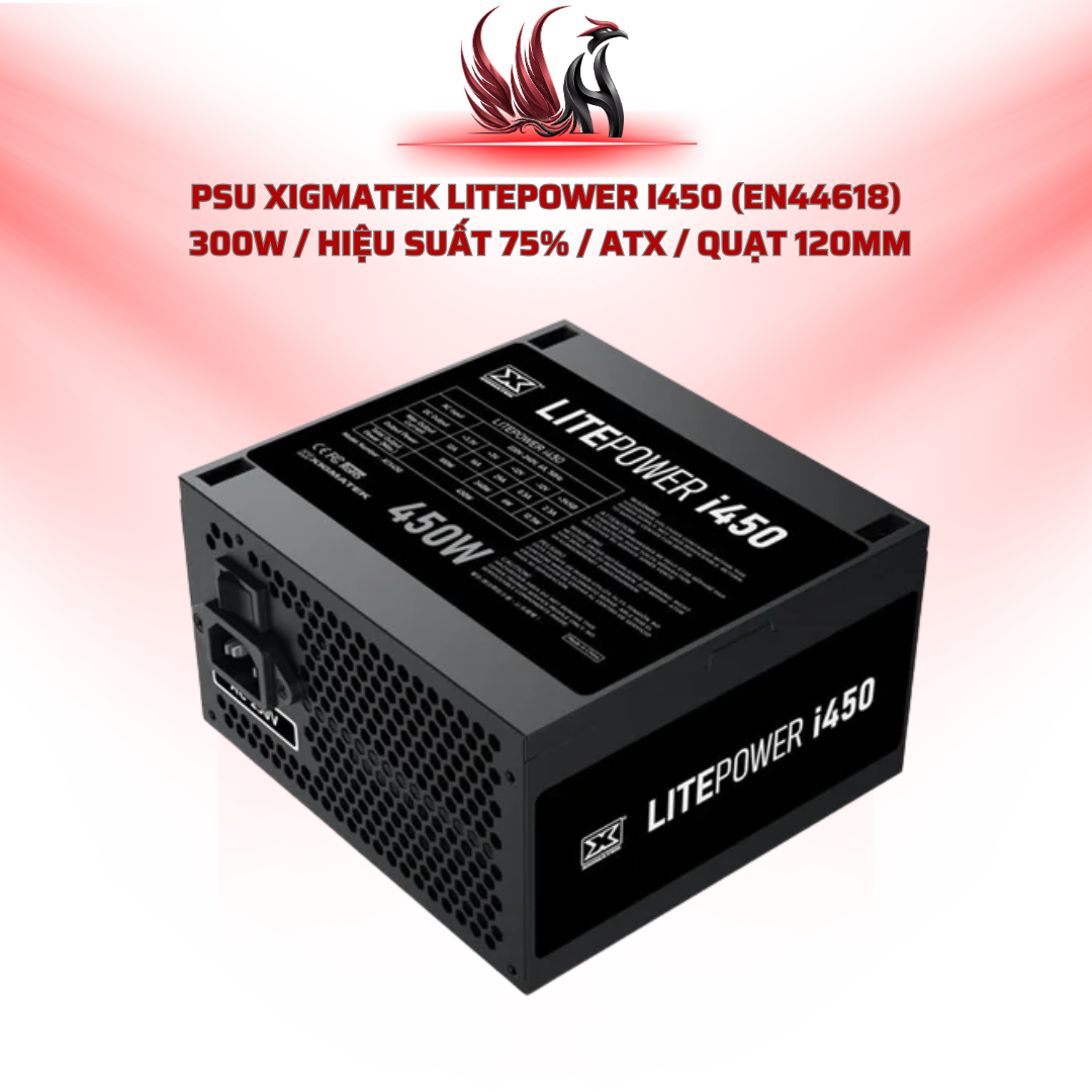 Nguồn Xigmatek Litepower I450 400W ATX | HOCO STORE PC