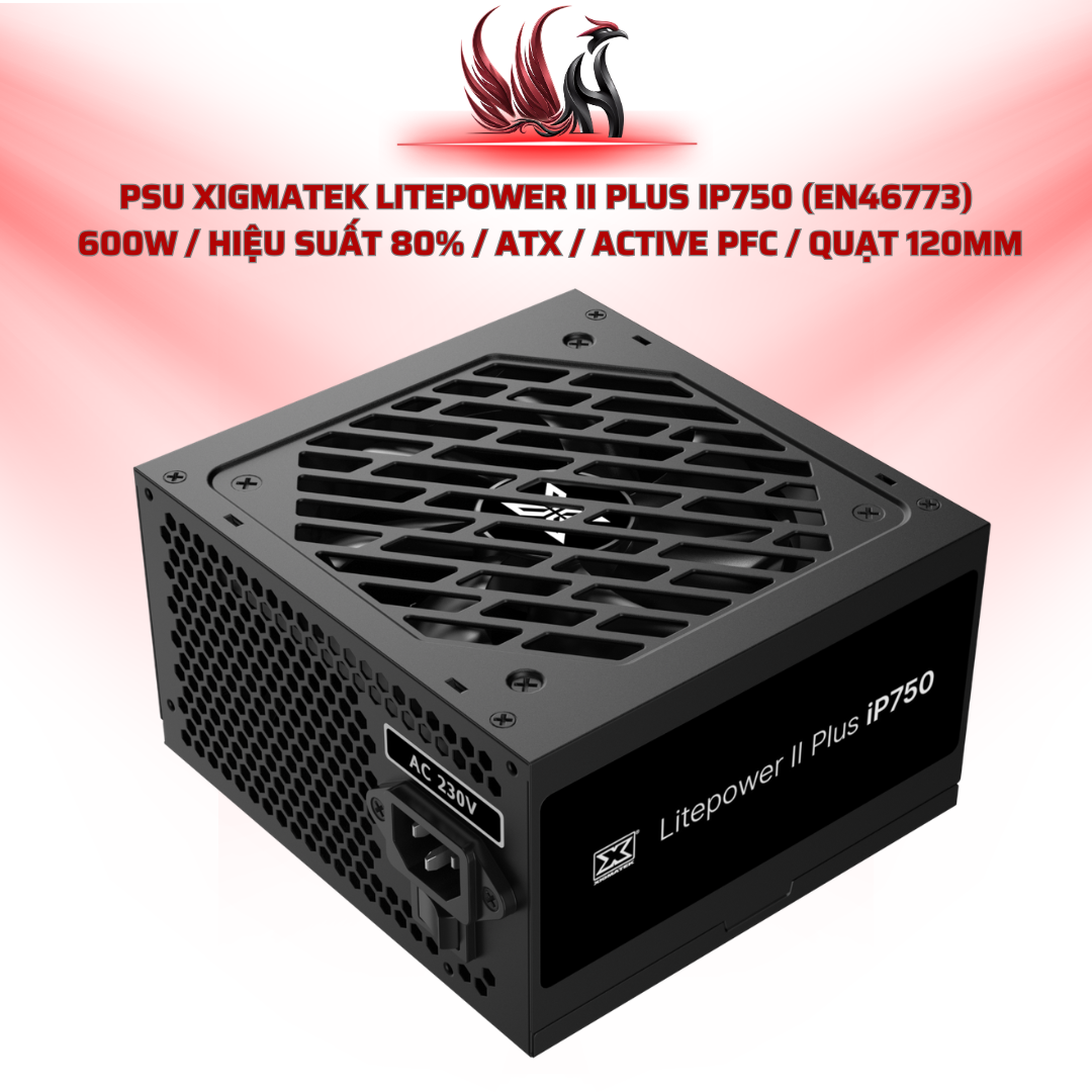 Nguồn Xigmatek LitePower II Plus iP750 600W Active PFC | HOCO STORE PC