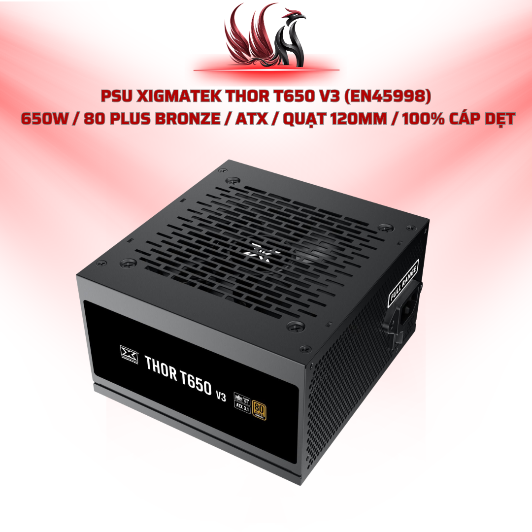 Nguồn Xigmatek Thor T650 V3 650W 80 Plus Bronze | HOCO STORE PC