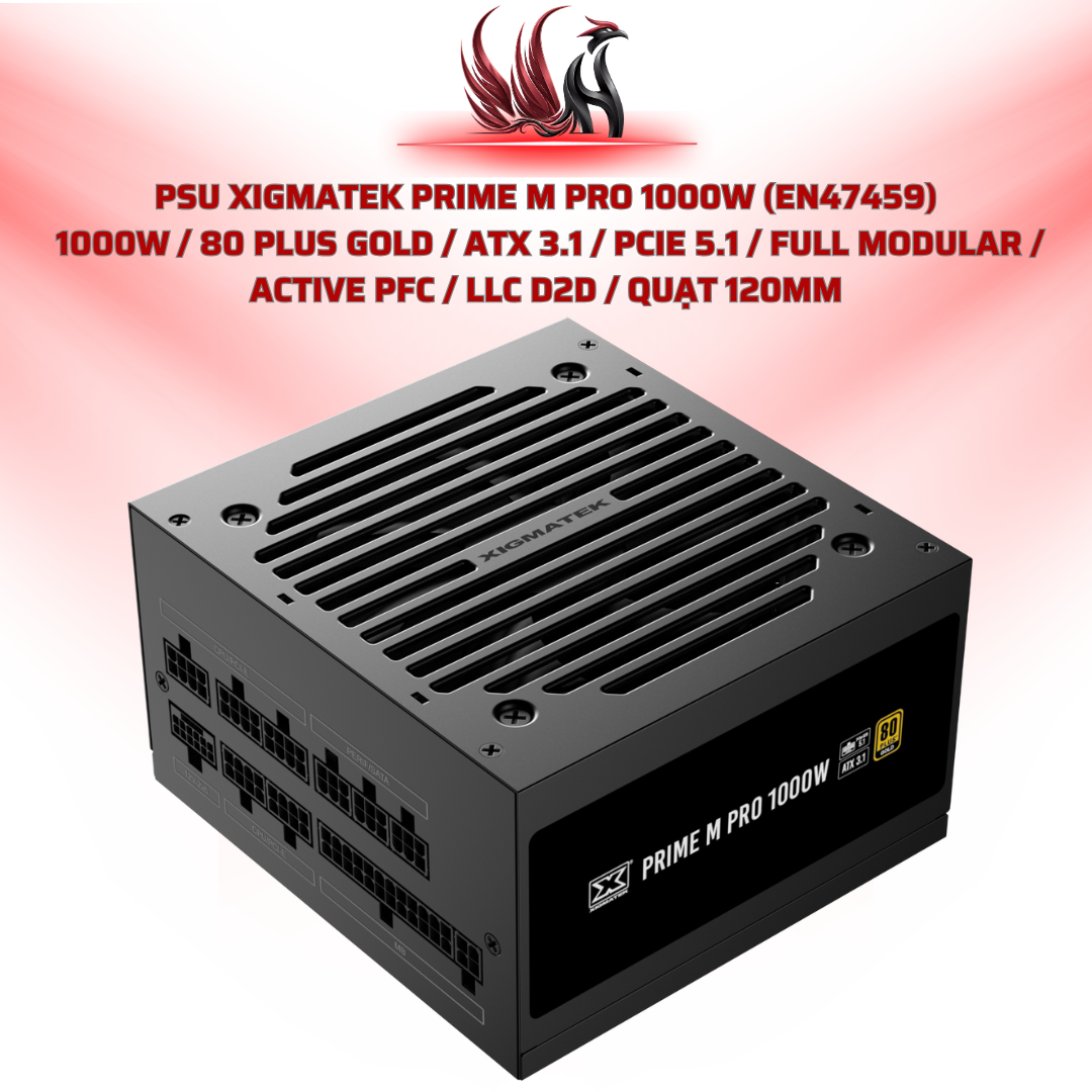 Nguồn Xigmatek Prime M Pro 1000W 80 Plus Gold ATX | HOCO STORE PC