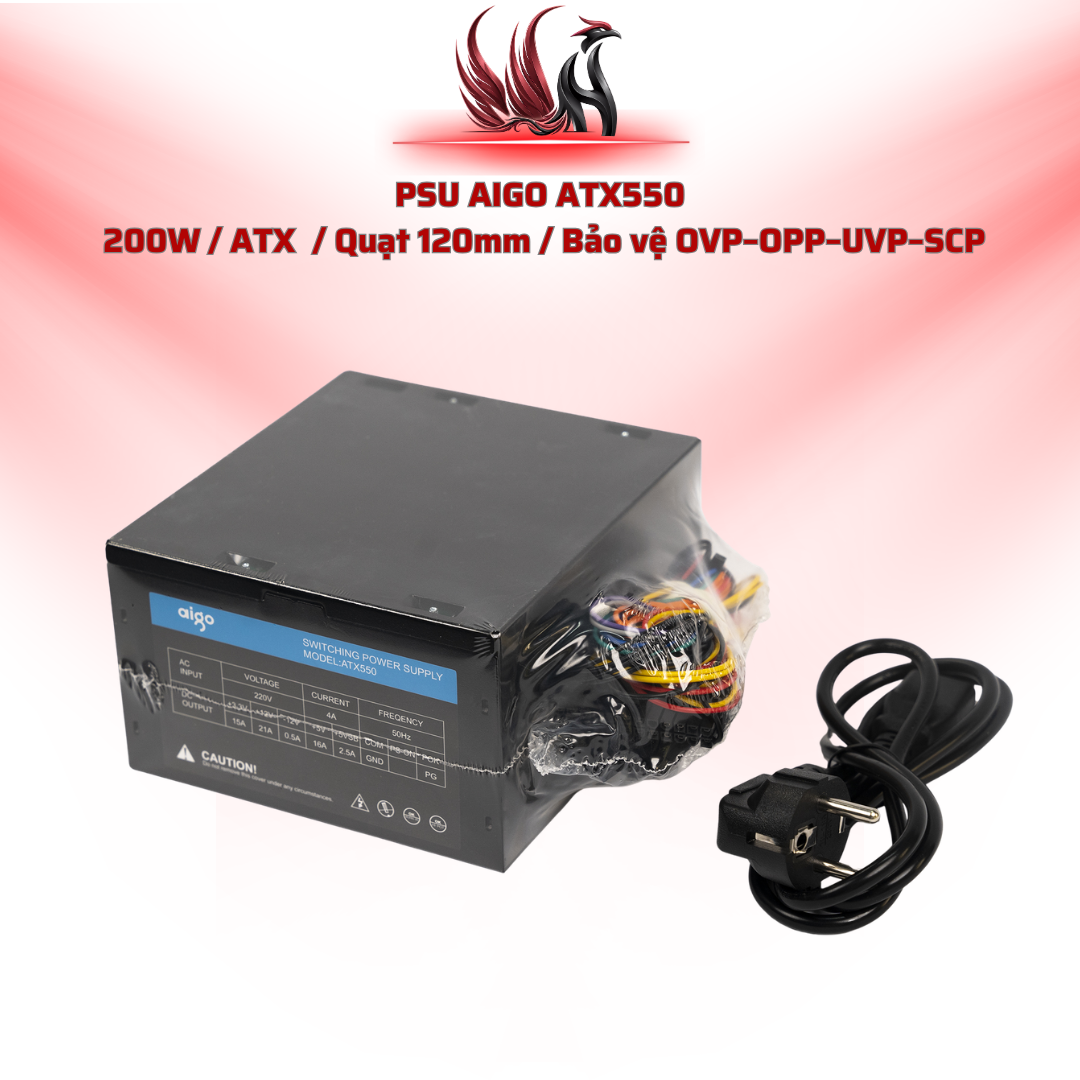 Nguồn Máy Tính Aigo ATX550 200W | HOCO STORE PC