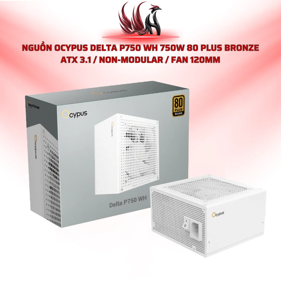 Nguồn Máy Tính Ocypus Delta P750 WH 750W 80 PLUS Bronze ATX 3.1 | HOCO STORE