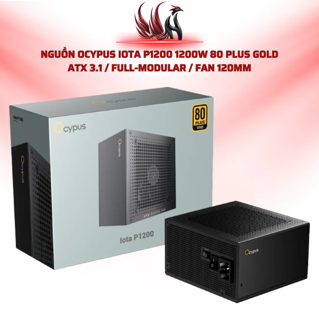 Nguồn Máy Tính Ocypus Iota P1200 1200W 80 PLUS Gold – ATX 3.1, Full Modular | HOCO STORE