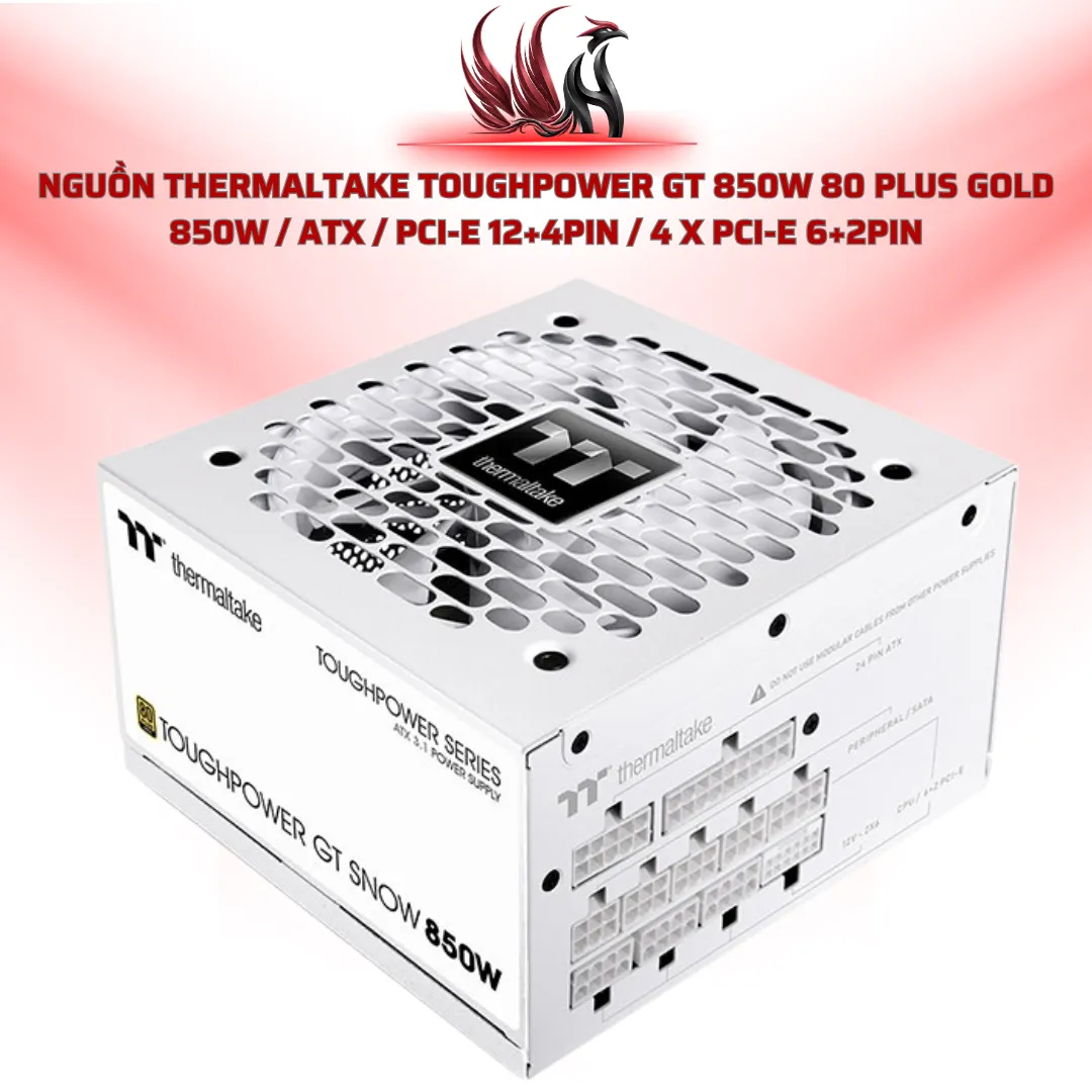 Nguồn Máy Tính Thermaltake TOUGHPOWER GT 850W 80 PLUS Gold – Trắng | HOCO STORE