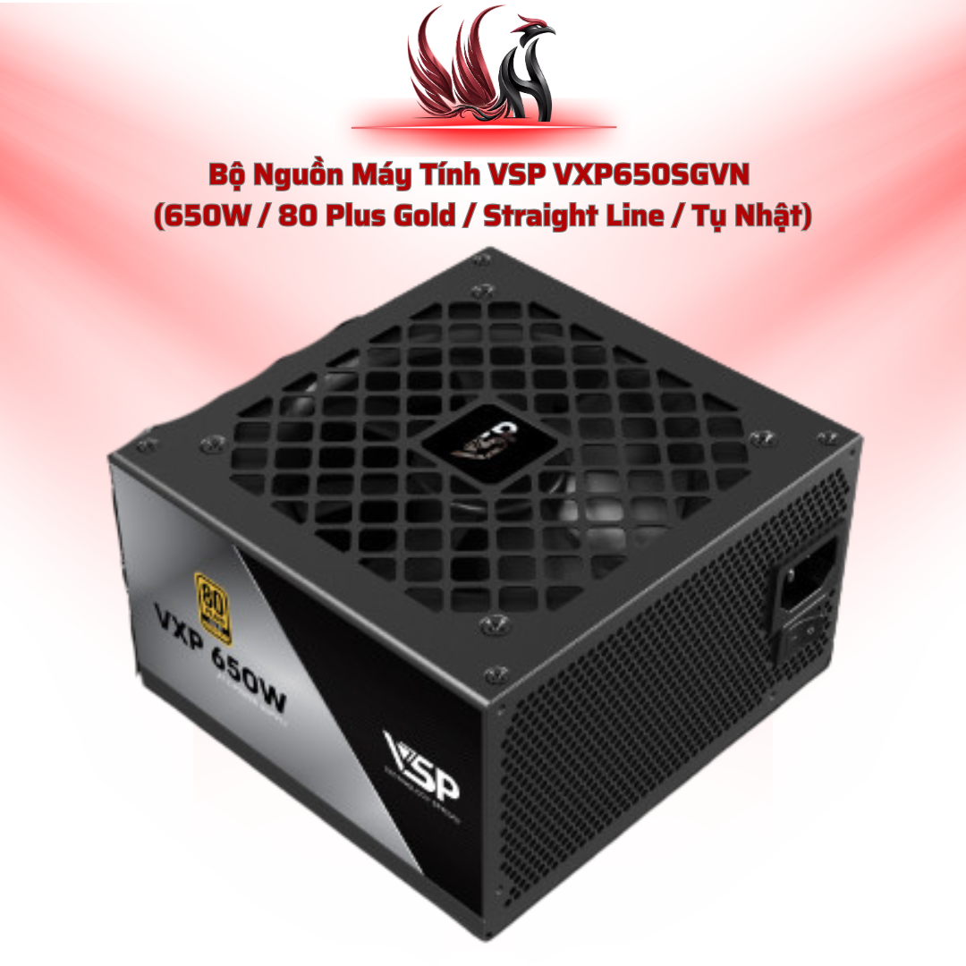 Nguồn VSP VXP650SGVN 650W – 80 Plus Gold, DC-DC, Tụ Nhật | HOCO STORE PC