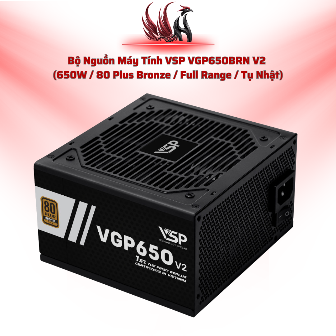 Nguồn VSP VGP650BRN V2 – 650W, 80 Plus Bronze, DC-DC | HOCO STORE PC