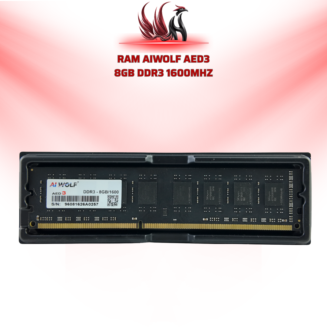 RAM AIWOLF DDR3 8GB Bus 1600MHz | HOCO STORE PC