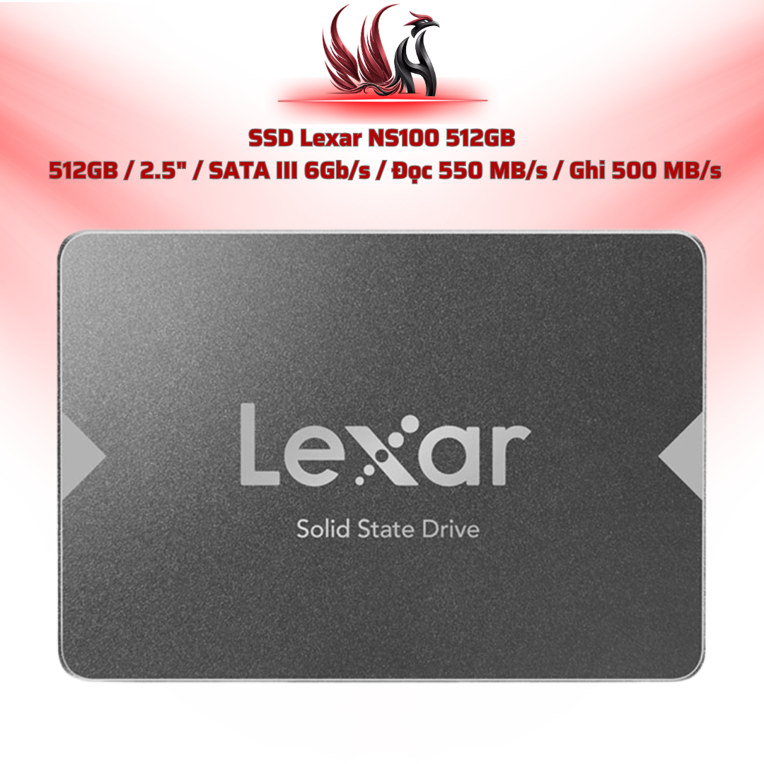 SSD Lexar NQ100 512GB Chính Hãng – SATA III 2.5 inch Hiệu Năng Cao Cho PC & Laptop | HOCO STORE PC