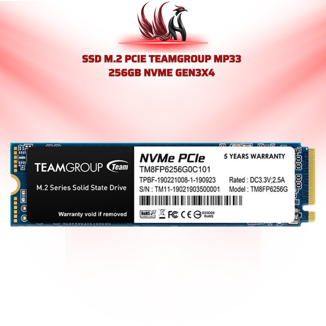SSD TeamGroup MP33 256GB M.2 NVMe Gen3x4 | HOCO STORE PC