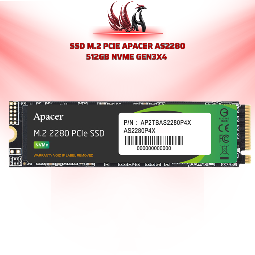 SSD Apacer AS2280P4 512GB M.2 NVMe Gen3x4 | HOCO STORE PC
