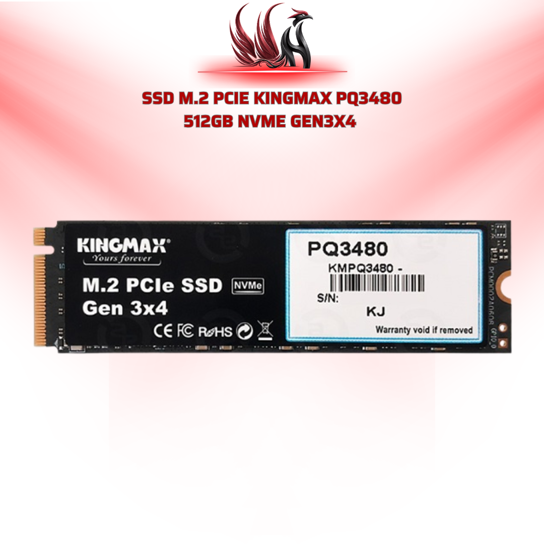 SSD KINGMAX Zeus PQ3480 512GB M.2 NVMe Gen3x4 | HOCO STORE PC