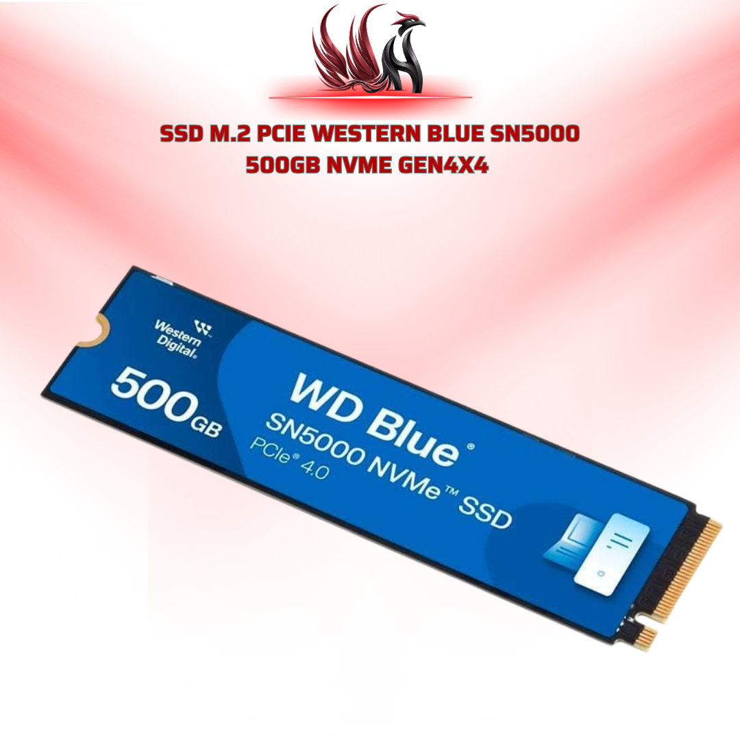 SSD WD Blue SN5000 500GB PCIe Gen4 NVMe | HOCO STORE PC