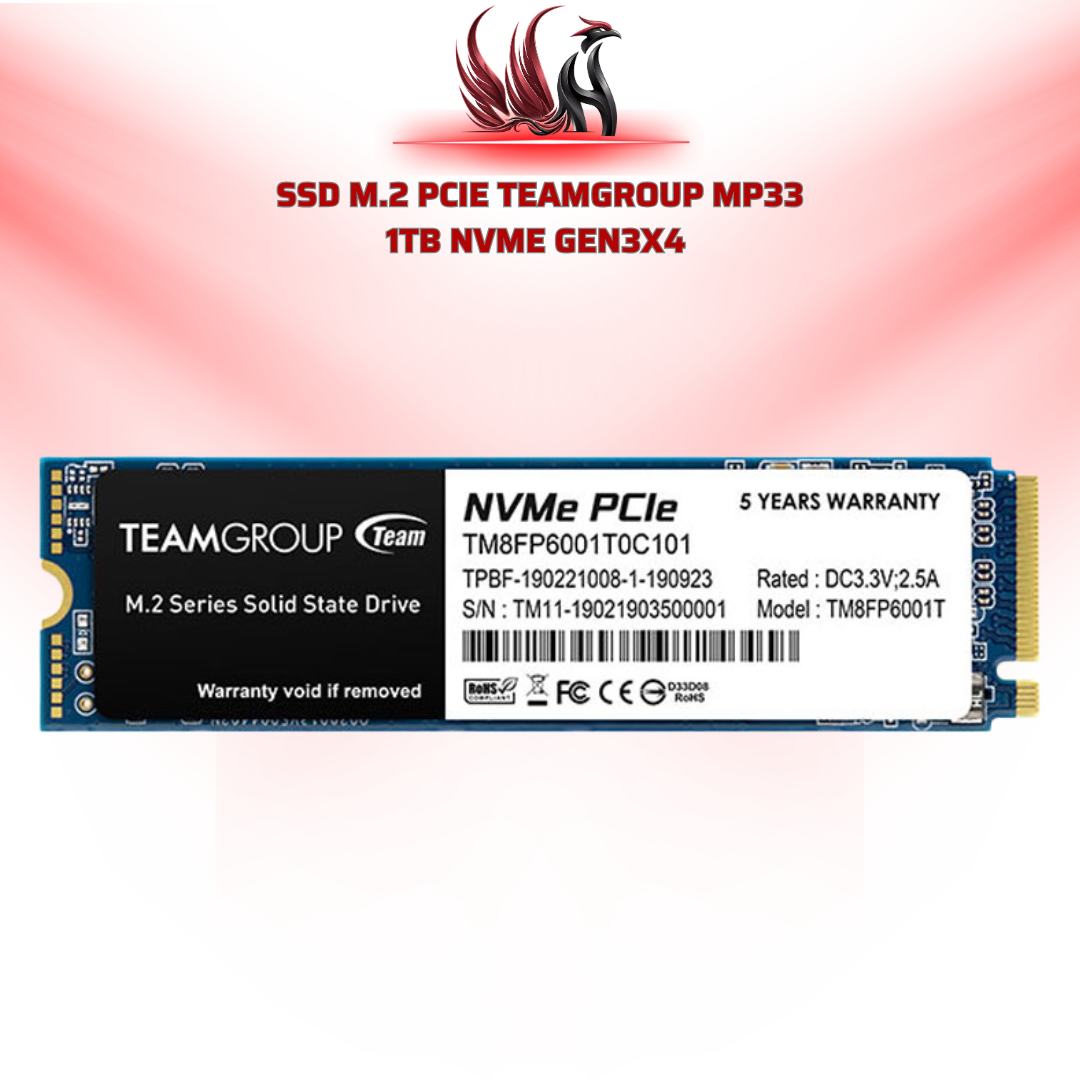 SSD TeamGroup MP33 1TB NVMe PCIe Gen3x4 | HOCO STORE PC