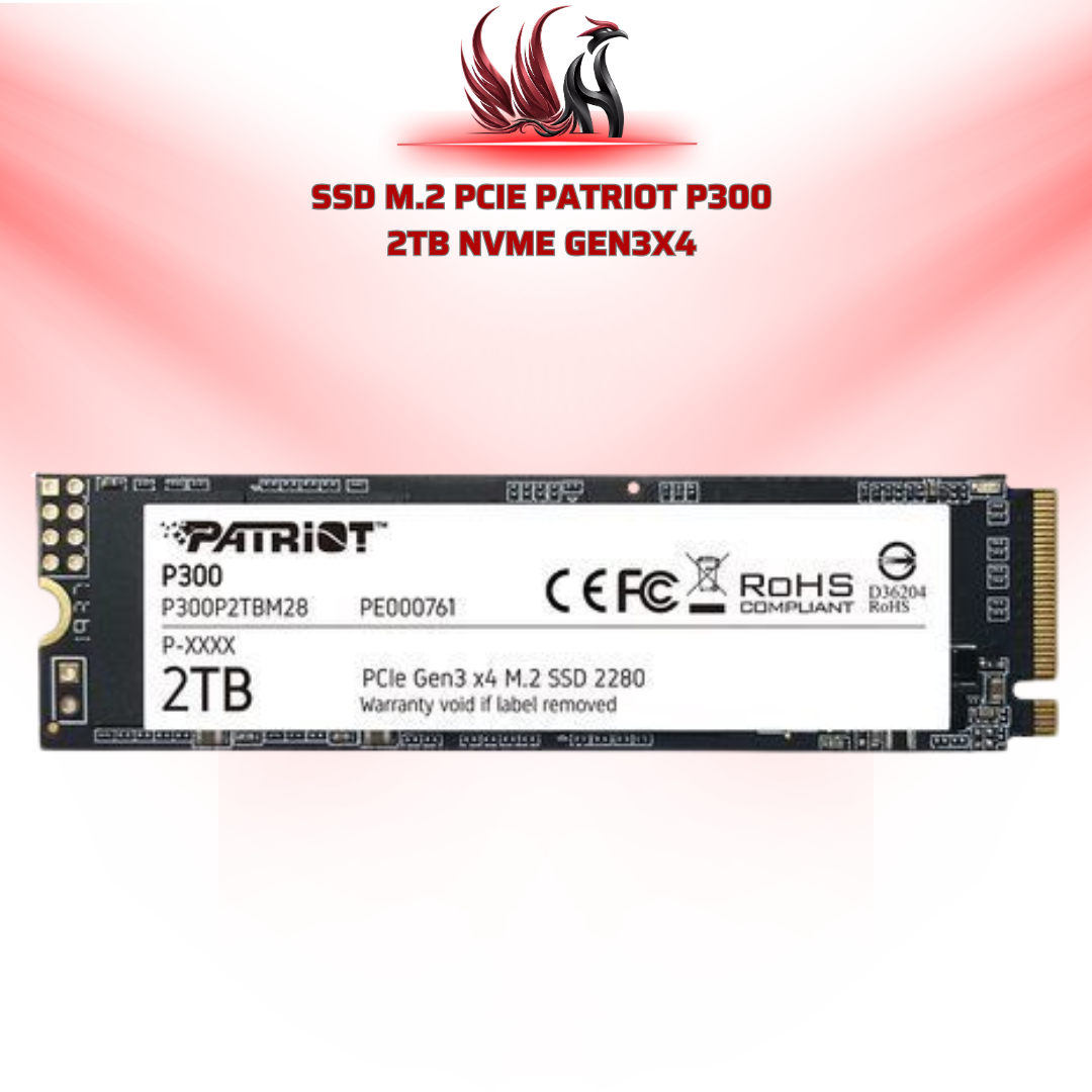 SSD Patriot P300 2TB NVMe PCIe Gen3x4 | HOCO STORE PC