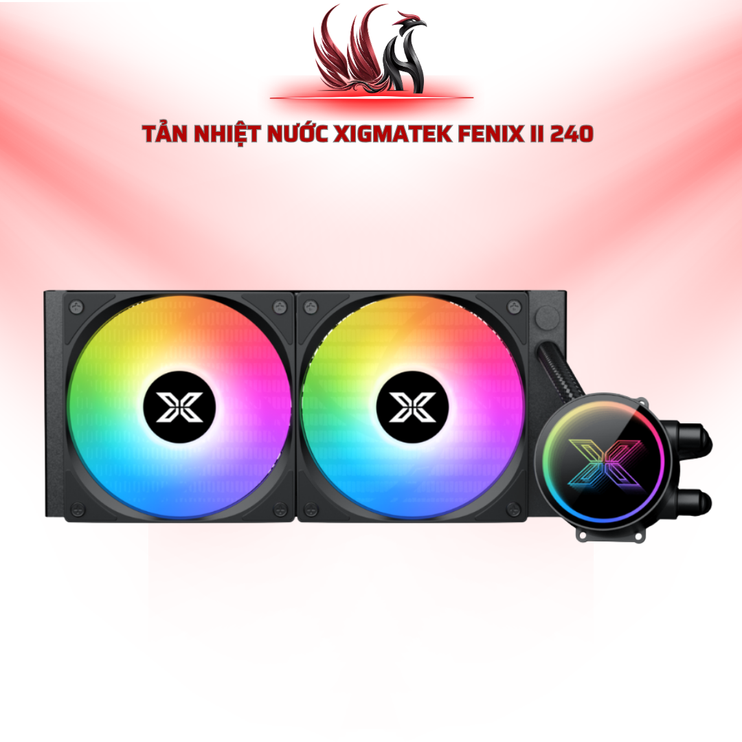 Tản Nhiệt Nước Xigmatek Fenix II 240 ARGB Đen 240W | HOCO STORE PC