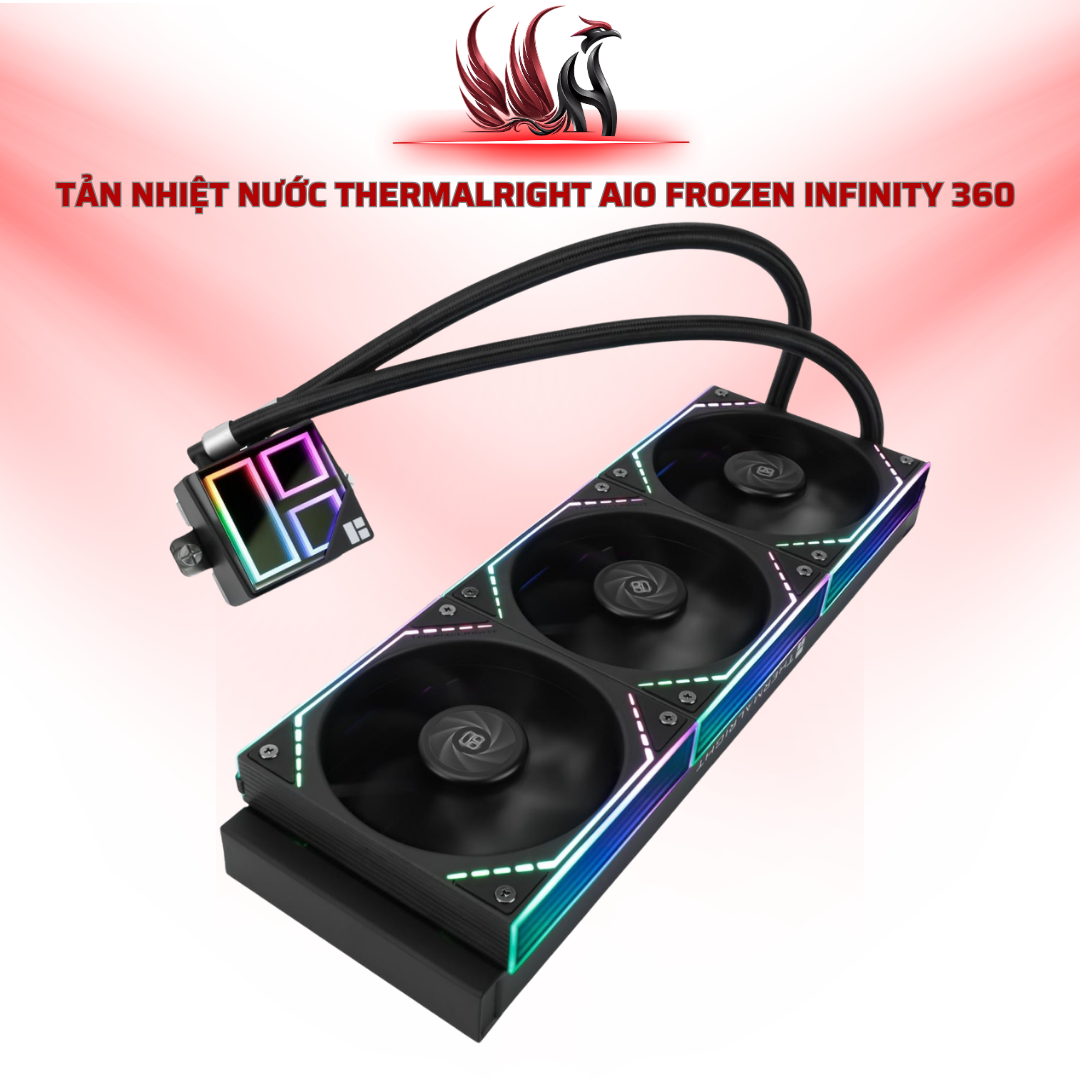 Tản Nhiệt Nước THERMALRIGHT FROZEN INFINITY 360 ARGB Black | HOCO STORE PC