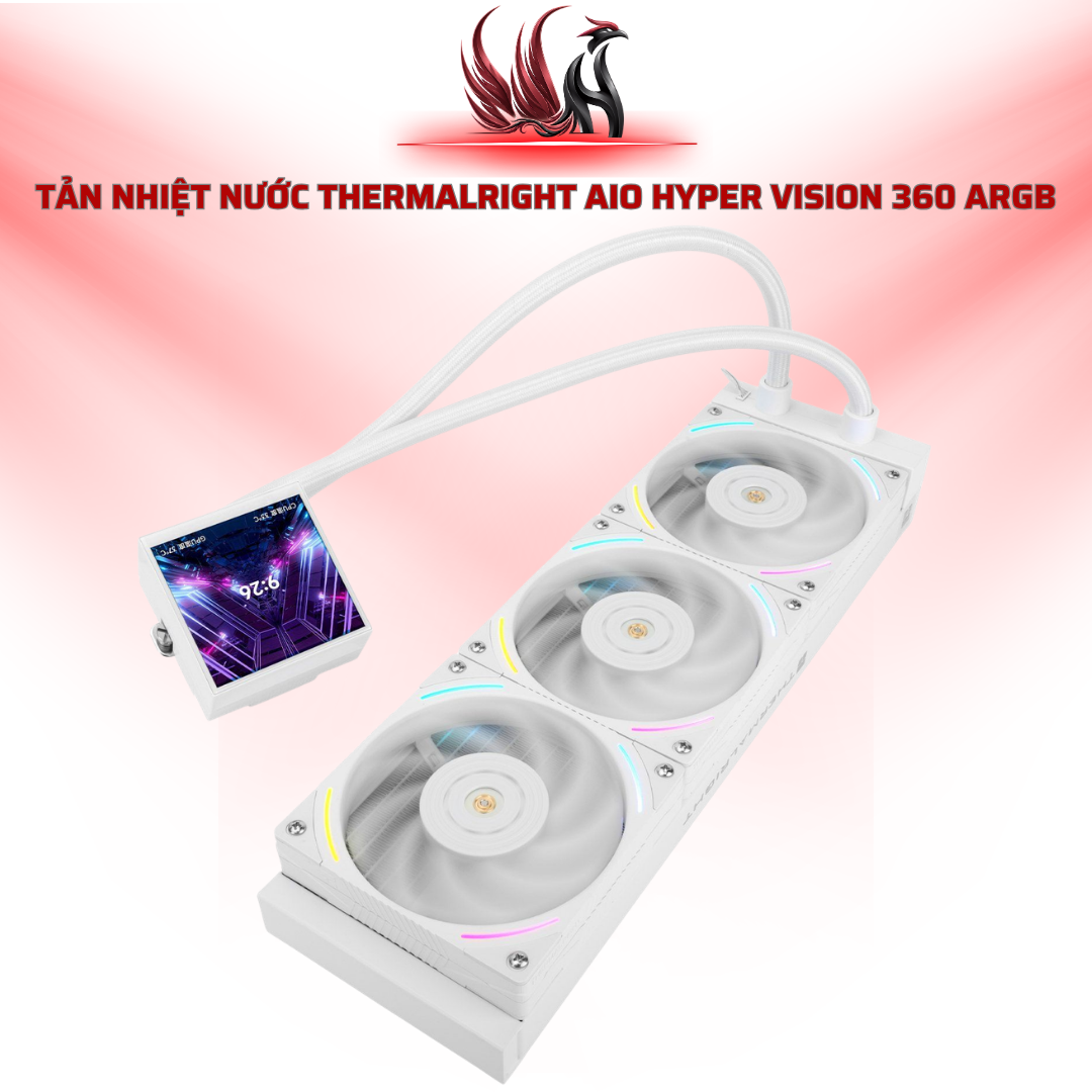 Tản Nhiệt Nước THERMALRIGHT AIO Hyper Vision 360 ARGB White | HOCO STORE PC