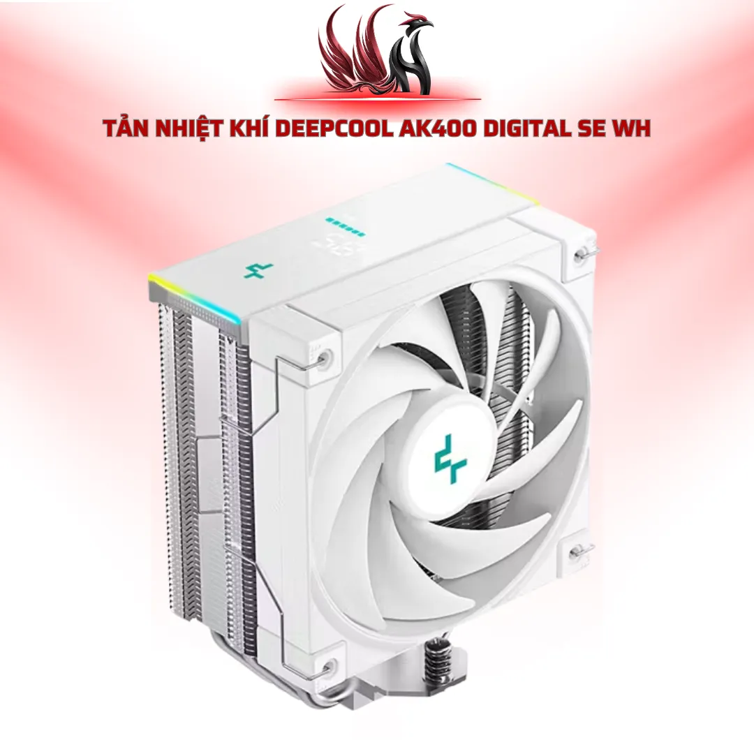 Tản Nhiệt Khí DeepCool AK400 DIGITAL SE WH ARGB | HOCO STORE
