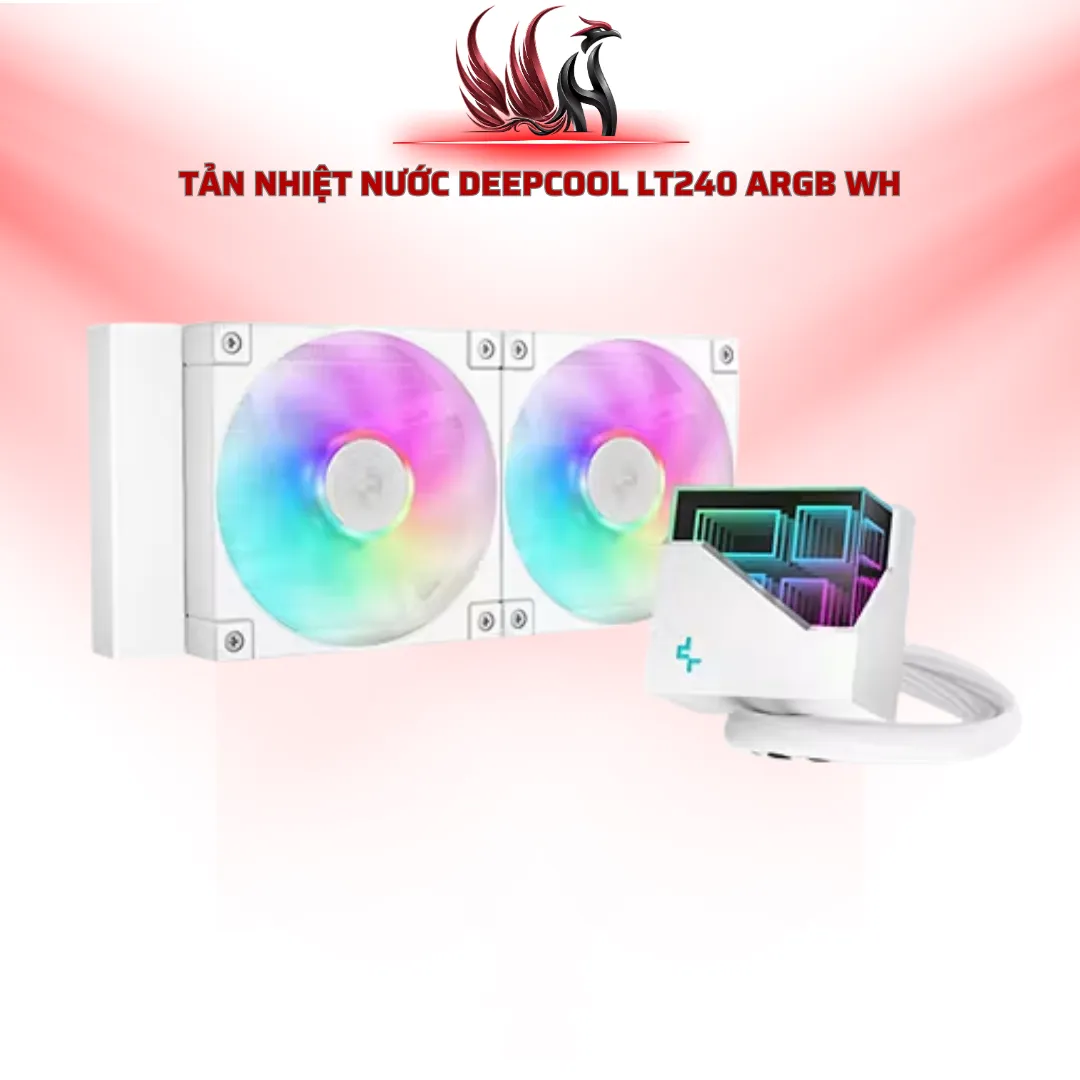 Tản Nhiệt Nước DeepCool LT240 ARGB WH 240mm Màu Trắng | HOCO STORE