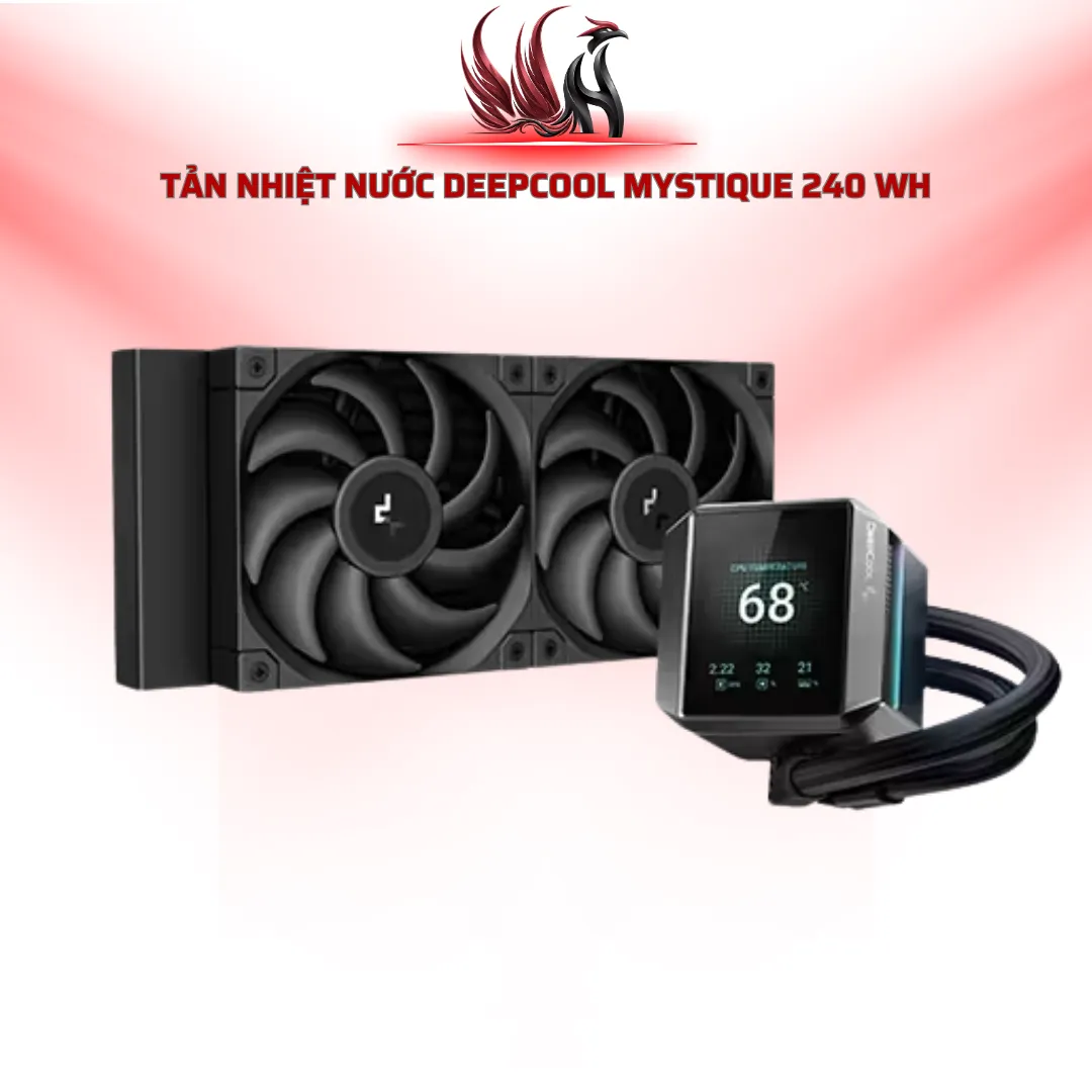 Tản Nhiệt Nước DeepCool Mystique 240 WH LCD ARGB | HOCO STORE
